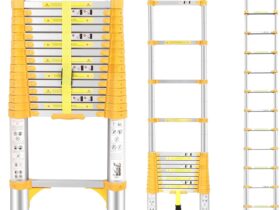 boweiti 15'5 ft telescoping ladder