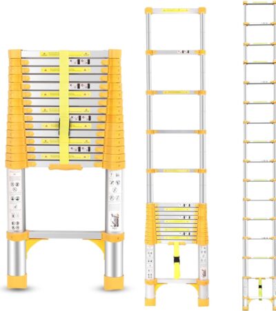 boweiti 15'5 ft telescoping ladder