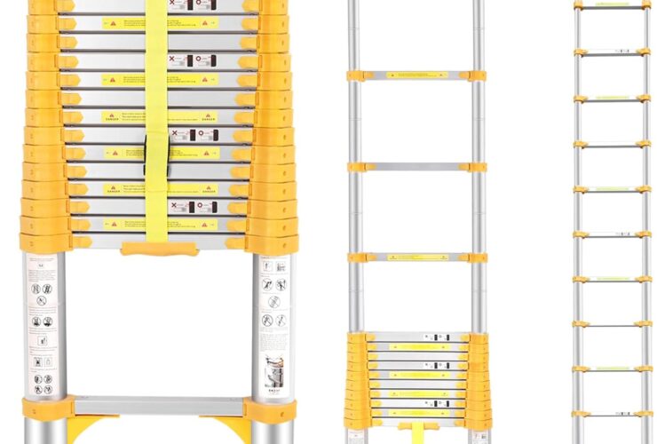 boweiti 15'5 ft telescoping ladder